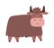 Bull vector illustration.