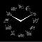 Bull Year. Clock Design. Lunar horoscope sign. Happy new year 2021. Bull, ox, cow. Template for your design - poster