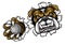 Bulldog Dog Animal Golf Ball Sports Mascot