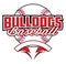 Bulldogs Baseball Design With Banner and Ball