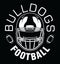 Bulldogs Football One Color - White