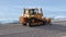 Bulldozer on the Beach of Nice