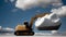 Bulldozer Cloud Lift, Made with Generative AI