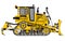 Bulldozer or Dozer with tractor-driven machine