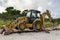 Bulldozer With Hydraulic Breaker At Work