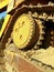 Bulldozer tractor detail