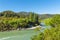 Buller river in New Zealand