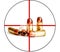 Bullet Military Tactical Crosshairs Right to Bear Arms