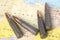 Bullets on the map of Libya