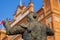 Bullfighter sculpture in Las Ventas Bullring in Madrid