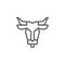 Bullfighting, Portugal icon. Element of Portugal icon. Thin line icon for website design and development, app development. Premium