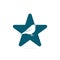 Bullfinch star shape concept logo design.