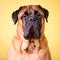 Bullmastiff dog large pet portrait friendly animal