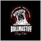 Bullmastiff - vector illustration for t-shirt, logo and template badges