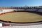 Bullring view wih sky from Vinaros, Valencia, Spain