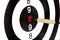 Bulls eye target with dart