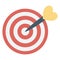 Bullseye Color Vector icon which can easily modify or edit