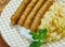 Bulviniai vedarai - Lithuanian sausage, various types of sausage or stuffed intestine with a filling made from a combination of