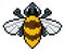 Bumble Bee Bug Insect Pixel Art Video Game Icon