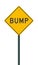 Bump Yellow Diamond road sign