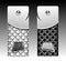 Bumper with seamless pattern fish scale silver