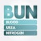 BUN - Blood Urea Nitrogen acronym