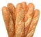 A bunch of baguette bread