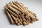 Bunch bamboo stick wood. Generate Ai
