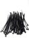 Bunch of black plastic cable ties