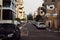 Bunch of cars parked on the street, city of Tel Aviv Israel