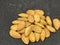 A bunch of dry fruits (almond)