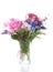 Bunch of Flowers in Vase, Isolated