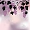 Bunch of grapes, plant background