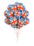 Bunch of Great Britan flag balloons