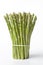 Bunch of healthy green fine asparagus tips
