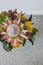 Bunch of native Australian flower with proteas and kangaroo paws