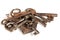 Bunch of rusty keys