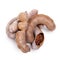 Bunch tamarind isolated on a white background