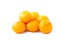 Bunch Tangerine (Mandarin) on White Background