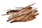 Bunch of twigs, wood firewood, brushwood watercolor isolated element