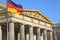 Bundestag & german flag in Berlin