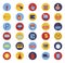 bundle of commerce electronic icons