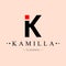 Bundle Minimalistic Logos. Monogram of letters K. for business card