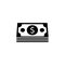 Bundle of money coin solid icon, finance business