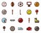 bundle of sports equipment icons