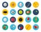 bundle of sports equipment icons