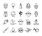 Bundle of twenty halloween set icons