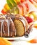 Bundt Banana Cake with pecans