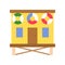 Bungalow vector, Summer Holiday related flat icon