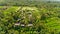 Bungalows in the jungle.